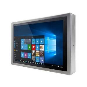 W22L100-SPA3 21.5&quot; Industrial Stainless LCD Display, Full IP65, 1920x1080, stainless steel chassis, HDMI, Projective Capacitive Touch (USB), External Power Supply, 12VDC-in (M12), 0..45C