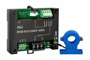 DNM-831I-600V-500A 1 Channel Voltage Attenuator (600V) and 1 Channel Current Transformer (500 A) (Metal) (RoHS)