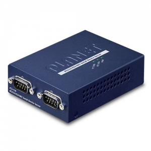 ICS-120 Serial Device Server 2-port RS232/RS422/RS485, 1-Port 10/100BASE-TX, Operating Temperature -10..60C