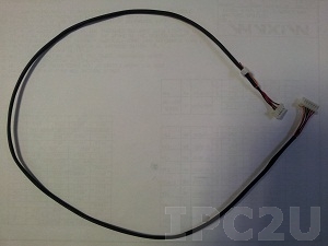 32602-020700-100-RS Panel Cable; LVDS Cable, 3, 500mm/100mm, 28AWG, (A)FI-S20S P=1.25; (B)DF13-30DS-1.25C; (C)RING TERMINAL-3.2mm; 12.1 TFT LCD 18/24-Bit single channel