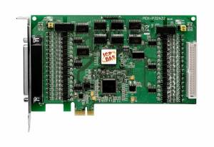 PEX-P32A32 PCI Express Isolated 32DI, 32DO/PNP Board, Adapter CA-4037x1, Cable Socket CA-4002x2