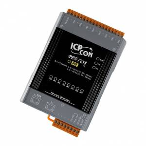 PET-7258 Ethernet I/O Module with 2-port Ethernet Switch, with 8-channels AC/DC Digital Input, PoE