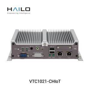 VTC-1021-HCIoT Fanless In-Vehicle Computer, Intel Atom x5-E3940 1.6GHz, 4GB DDR3L up to 8GB, 1xSATA, 1xmSATA, VGA+HDMI, 2xGbE LAN & 2xPoE, 3xCOM, 3x mini-PCIe, U-blox M8N GPSmodule, 1xCAN2.0B, 3xDI&DO, 3xUSB, 9..36 VDC