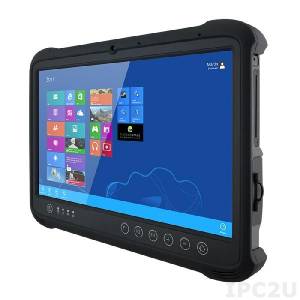 M133W 13.3&quot; - IP65 Rugged Tablet PC with PCT Touch, 1920x1080, Intel Core i5-5250U 1.6-2.7GHz CPU, 4GB DDR3L-1600, 128GB M.2 SSD, 4xUSB, HDMI, GB LAN, Wi-Fi, Bluetooth,GPS, SD Card, Audio, Cameras 5MP/2MP, Win 10 IoT