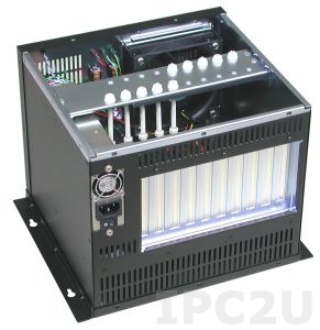 GHB-083-10 Wallmount Chassis, 10 Slots, 1x5.25&quot;/1x3.5&quot;/1x3.5&quot; HDD Drive Bays, without P/S