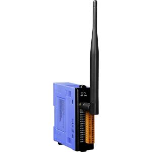ZT-2015 Wireless 6-channel RTD Input Module with 3-wire RTD Lead Resistance Elimination (RoHS) (Long Range), ISM 2.4GHz Operating Frequency, IEEE802.15.4/ ZigBee 2.405GHz/ 2.48GHz, 11dBm/12.59mW (FCC) (Max. 19 dBm/79.43mW)