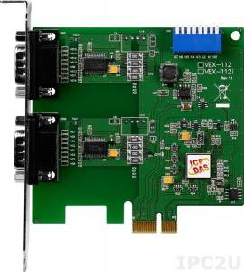 VEX-112 2xRS-232 115.2Kbps PCI Express Board