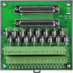 DN-AIO-M Universal termination board for analog I/O (RoHS), up to 50V