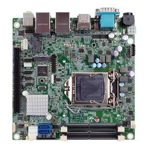 KINO-DH310 Mini-ITX SBC LGA1151 Intel Core i7/i5/i3/Pentium/Celeron CPU per Intel H310, 2x260-pin DDR4 up to 64Gb, 2xHDMI/DP, 2xGbE LAN, 4xCOM, 8xUSB, 2xSATA 6Gb/s, 1xPCIe x16, 2xM.2, HD Audio, SMBus