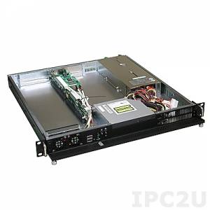 GHI-101B 19&quot; Rackmount 1U Chassis, 3 Slots, 1x5.25&quot;/1x3.5&quot; FDD Drive Bays, without P/S