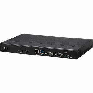NDiS-B537 Network Digital Signage Player, Support Intel 7 Gen, up to 32Gb DDR4, 2xHDMI 2.0, 1xGb LAN, 4xUSB 3.0, 4xCOM, Audio, 2.5&quot; HDD bay, SIM Slot, 1xMini-PCIe, 96W AC Adapter
