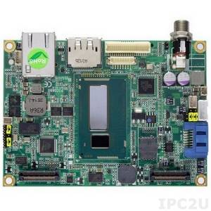 PICO880PGA-i7-5650U 5th Gen Intel Core i7-5650U 2.2GHz, DP/LVDS, LAN,1USB, audio, heat-spreader, heatsink, and cables