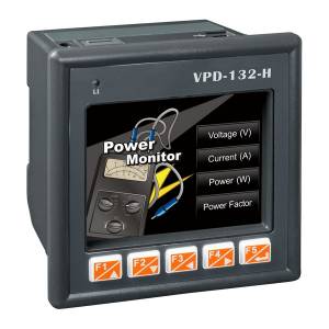 VPD-132-H 3.5&quot; Touch HMI device with RS-232/RS-485 x 2, USB, RTC, Rubber Keypad and support XV-board (RoHS)