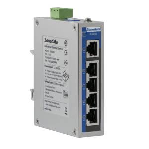 IES2005-5T Industrial DIN-Rail Unmanaged Ethernet Switch with 5x1000 Base TX, 12-48 VDC, -40..75C Operating Temperature, MOQ:300
