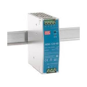 NDR-120-48-(CTC) AC-DC Single output Industrial DIN rail power supply; Output 48VDC at 5A / 240W, Input 85...264VAC / 127...370VDC, metal case, Operating temp. -20..+70C, Manufacture for CTC Union