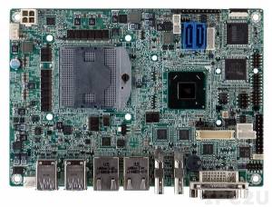 NANO-QM770 EPIC Embedded Socket G2 Intel Core i7/i5/i3 22nm CPU Board with Intel QM77, DDR3, Dual HDMI/ DVI-I/ LVDS, 2xGb LAN, 2 x SATA 6Gb/s, 2xUSB 2.0, 4xUSB 3.0, Audio, PCIe Mini card