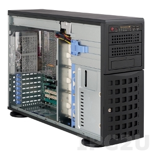 iROBO-ST106 Tower Server, 2x Intel CPU Skt. LGA2011, max. 512GB DDR3 ECC RAM, max. 8x 3.5&quot; SAS/SATA HDD, 800W PSU