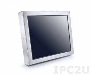 WTP-8866-19D Plus 19&quot; TFT LCD Stainless Steel Fanless Panel PC, Fully IP65, 1280x1024, Resistive Touch Screen, Atom N2800 1.86GHz, 4GB RAM, 500GB HDD, Gbit LAN, 2xUSB, 2xCOM, 12V External Power Adapter