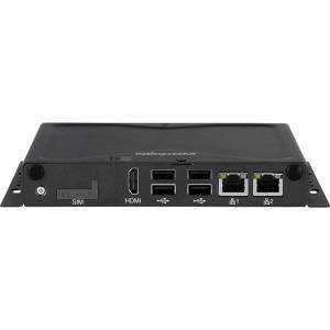 NISE-50-J1900 Fanless Embedded System, Intel Celeron J1900 2GHz, up to 4GB DDR3L RAM, 32GB eMMC on-board, HDMI, 2xGbit LAN, 2x RS232, 1x RS422/485, 4xUSB, 3x Mini-PCIe, 1xSIM Card Slot, 12V DC-In, without Power Adapter