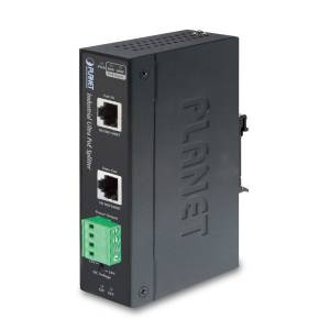 IPOE-171S Industrial Gigabit Power-over-Ethernet Splitter, 2x1000Mbps RJ45, 6KV DC ESD protection, 44-57VDC Input Voltage, up to95 W PoE Output(12/24VDC), -40..+75C Operating Temperature