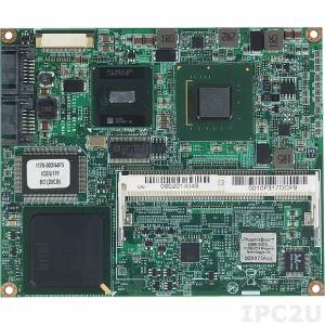 ICES-170 ETX Module supporting socket Intel Atom N270 CPU with VGA, ISA, PCI, IDE, LDVS, COM, LPT, USB, Ethernet, Audio, RoHS