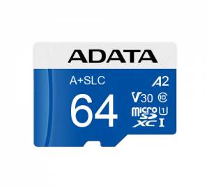 IUDD33K-064GIAB5 64GB Industrial ADATA Micro SD Card IUDD33K, A+SLC, R/W 94/81 MB/s, 100K P/E cycle, Wide Temperature -40..+85 C