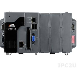 XP-8349-CE6 PC-compatible LX800 500MHz Industrial Controller, 4Gb Flash, 512 MB DDR, 3xRS-232, 1xRS-485, 2xEthernet, with 3 Expansion Slot, Win CE 6.0, InduSoft