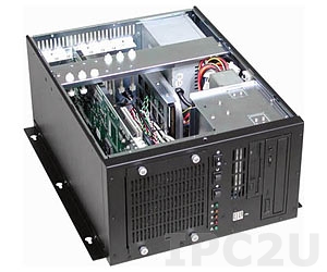 GHB-062-6 Wallmount Chassis, 6 Slots, 1x5.25&quot;/1x3.5&quot; FDD/1x3.5&quot; HDD Drive Bays, without P/S, ATX power button