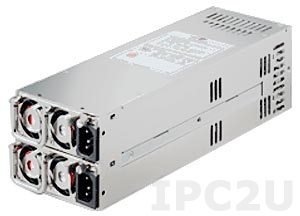 ZIPPY R2W-6500P 2U Redundant AC Input 500+500W ATX Industrial Power Supply, EPS12V, with Active PFC, RoHS