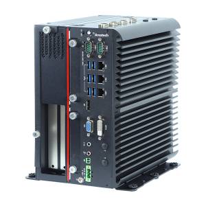 MEVA-3112E High-Performance Machine Vision GPU Computer, Intel 8th/9th Gen Core i3/i5/i7 CPU, VGA, DVI-D, DP, 3xGbE, 8xUSB, 6xRS232/422/485, 2xmSATA, 4x2.5&quot; SATA Bay, 1xPCIe x16, 1xPCIe x8 (4 lane), 9..48VDC, -40..70C operating temp
