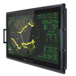 W27L100-MLA1FP 27&quot; Military Display with UHD 4K (3840 x 2160), 500 cd/m2, with Projected Capacitive Multi Touch, DVI, VGA, 2xHDMI, DP, 24V DC, 0 to 50C Operation Temperature