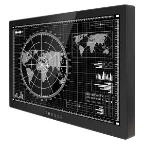 M320TF-MIL PCAPHB 32&quot; Military Display, TFT LCD, 3840 x 2160, 700 nit, P-Cap Touch, VGA, DVI, DP, HDMI, Audio, USB, 24VDC-in with Power Adapter, 0..50C Operating Temp.