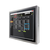 R10L100-SPT269 Industrial Stainless 10.4&quot; LCD Display, Full IP69, 1024x768, front panel stainless steel, VGA, Projective Capacitive Touch (USB) external power adapter 12V DC 100-240V AC, power supply 12V DC (M12)