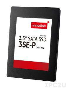 DES25-A28D67SCCQBP Innodisk 128GB SATA III 2.5&quot;&quot; SSD, 3SE-P High IOPS, SLC, 4 channels, 510/340 MB/s R/W Industrial SDD, Temperature Grade 0...+70