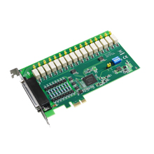 PCIE-1762H-AE 16-ch Relay and 16-ch Isolated Digital Input w/ digital filter & interrupt PCIe Card