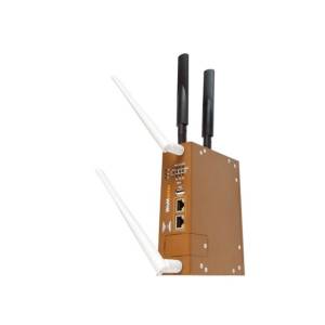 WR302G-EC Industrial IP30 Secure Gigabit IIoT Router, 2-Port 10/100/1000MBase-T, 2xCOM, 1xUSB, 1xMicroSD, 2xSIM, 12..48VDC, -40..75 C Operating Temperature
