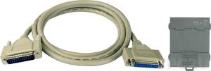 CD-2518D Cable with DIN-Rail Mount of DB-1820, 25F-25M 1.8m