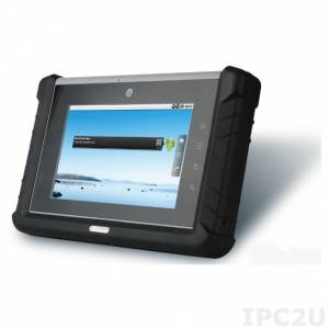 ICECARE-07-1D-R11 7&quot; TFT LCD Rugged Tablet PC, projective capacitive touch, TI Sitara AM3715, 4GB eMMC Flash+512MB SDRAM, 2xUSB 2.0, 1xDC Jack, 1xSD slot, Wi-Fi, Bluetooth, 1D Barcode, Audio, Cameras 2MP/5MP, Android 4.1, power adapter 19V