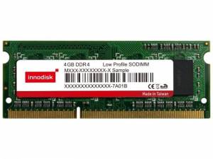 M4SS-4GSS3C0J-E 4GB DDR4 SO-DIMM 2400MHz Industrial Innodisk Memory Non-ECC 512Mx8, IC Sam, Standard Temperature 0..+85C