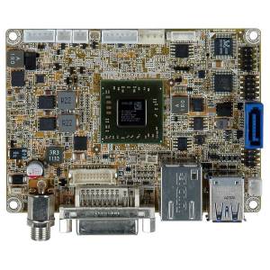 HYPER-KBN-2101-R10 PICO-ITX SBC with AMD G-Series GX-210HA 1 GHz, up to 8GB DDR3, DVI-I, LVDS, GbE LAN, COM, 4xUSB, SATA 3.0, HD Audio