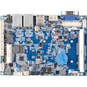 QBiP-J1900A 3.5 SubCompact Embedded Motherboard with Intel Celeron J1900 2.0 GHZ, 2xSoDIMM DDR3L, 2xGge LAN, M.2 SATA, HDMI, LVDS, D-SUB, TPM Header, 4 x COM, 1 x SATA 6Gb/s, 6 x USB, 1x4Pins 9/36Volts