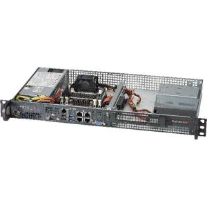 SYS-5018A-FTN4 1U Super Server, 1xIntel Atom C2758 8 Core, Up to 64GB DDR3 1600MHz ECC, 2x 3.5&quot; SATA HDD, 4x GigaLan, IPMI, 200W PSU