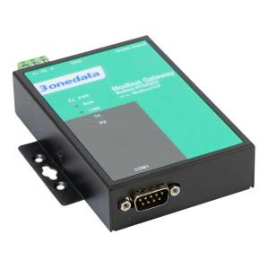 GW1101-1DI-3IN1-DB-P Industrial Modbus Gateway, 1xRS232/RS422/RS485 to 1x100Mbps Base TX, 12..48V DC, -40..+75C operation temperature