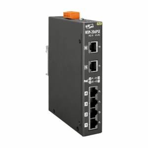 NSM-206PSE 6-port 10/100 Mbps PoE(PSE) Ethernet Switch, -40...+75C (RoHS)