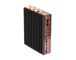 BEDROCK-PC-R7000-R7X30 Fanless DIN-Rail Bedrock PC, AMD Ryzen 7040 Series CPU, up to 30W TDP, Up to 64GB DDR5 SO-DIMM RAM, DP, HDMI, 2xMini-DP, 2x2.5GbE LAN, 3xM.2 2280 NVMe, 1xM.2 for WiFi/BT, 1xM.2 for 4G/5G, 4xUSB 3.2, 12-60VDC-in with Power Module, -40..85C Wide Temp.