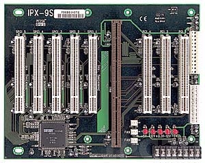 IPX-9S-RS 9 Slots PCISA Backplane w/1xPCISA/8xPCI, RoHS