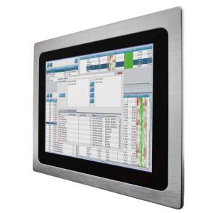 R08L200-PPU1 Industrial Monitor 8.4&quot; LCD, 800x600, 600 nits, projected capacitive touch, VGA, HDMI, power adapter AC DC 100-240V, IP65 front