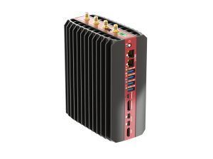 BEDROCK-PC-R7000-R7X60 Fanless DIN-Rail Bedrock PC, AMD Ryzen 7040 Series CPU, Up to 60W TDP, Up to 64GB DDR5 SO-DIMM RAM, DP, HDMI, 2xMini-DP, 2x2.5GbE LAN, 3xM.2 2280 NVMe, 1xM.2 for WiFi/BT, 1xM.2 for 4G/5G, 4xUSB 3.2, 12-60VDC-in with Power Module, -40..85C Wide Temp.