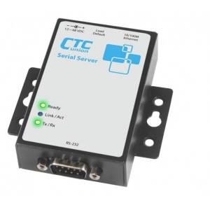 STE100A-Serial Serial Device Server 1x RS-232/422/485 to Ethernet, 12-48VDC Input Power, 0.. 60C Operating Temperature