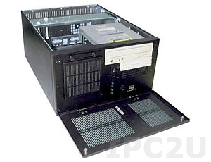 GHB-061 Wallmount Chassis, Flex ATX/Micro ATX, 1x5.25&quot;/1x3.5&quot;/1x3.5&quot; HDD Drive Bays, without P/S